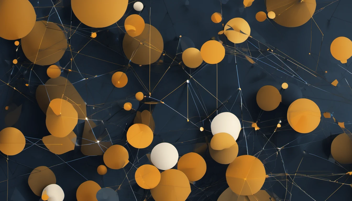 Abstract editorial illustration for a Computer Vision article: Revolutionizing Multimodal Understanding: The Power of Scene Graph Thinking