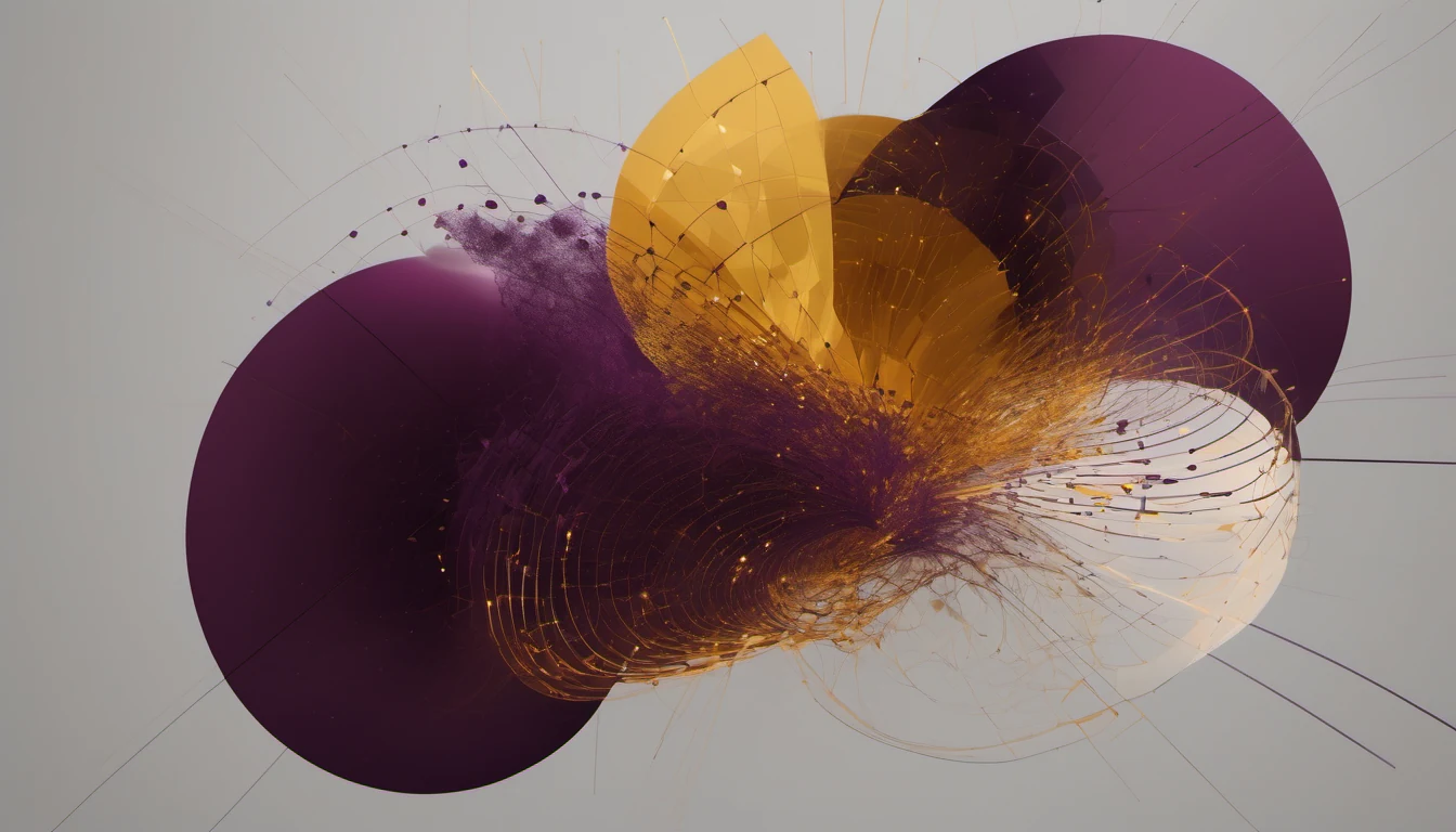Abstract editorial illustration for a Responsible AI article: The Hidden Dangers of Statistical Adversaries in Vision Datasets