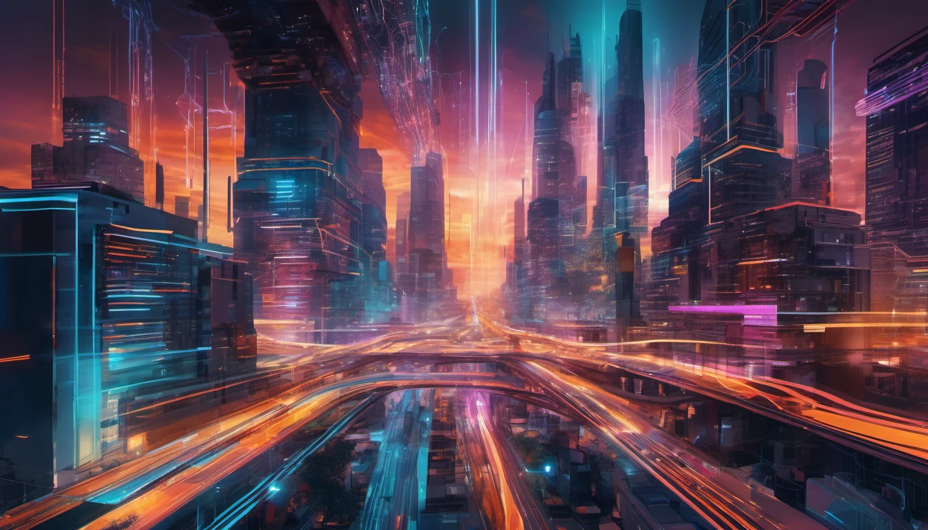 Abstract editorial illustration for a Computer Vision article: LingBot-World-Infinity: A Revolutionary Causal World Model with Agentic Harness