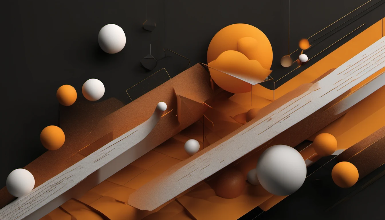 Abstract editorial illustration for a Spatial Intelligence article: Revolutionizing 3D Spatial Conversation with Ground3D-LMM